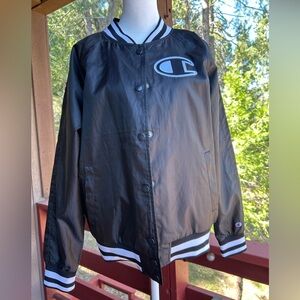 Champion Black Varsity Jacket